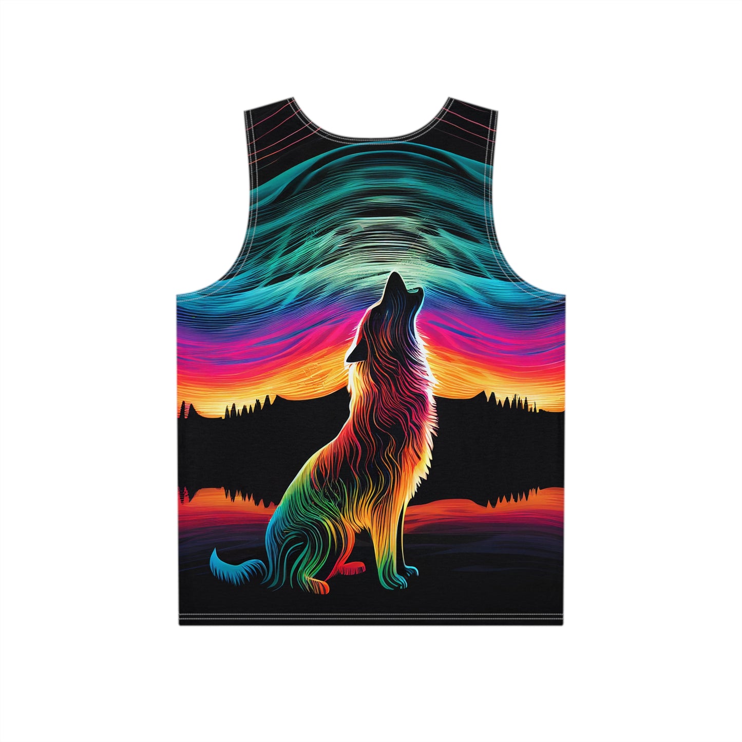 Howling At the Northen Lights - Double sided, two design, Men's All Over Print Tank