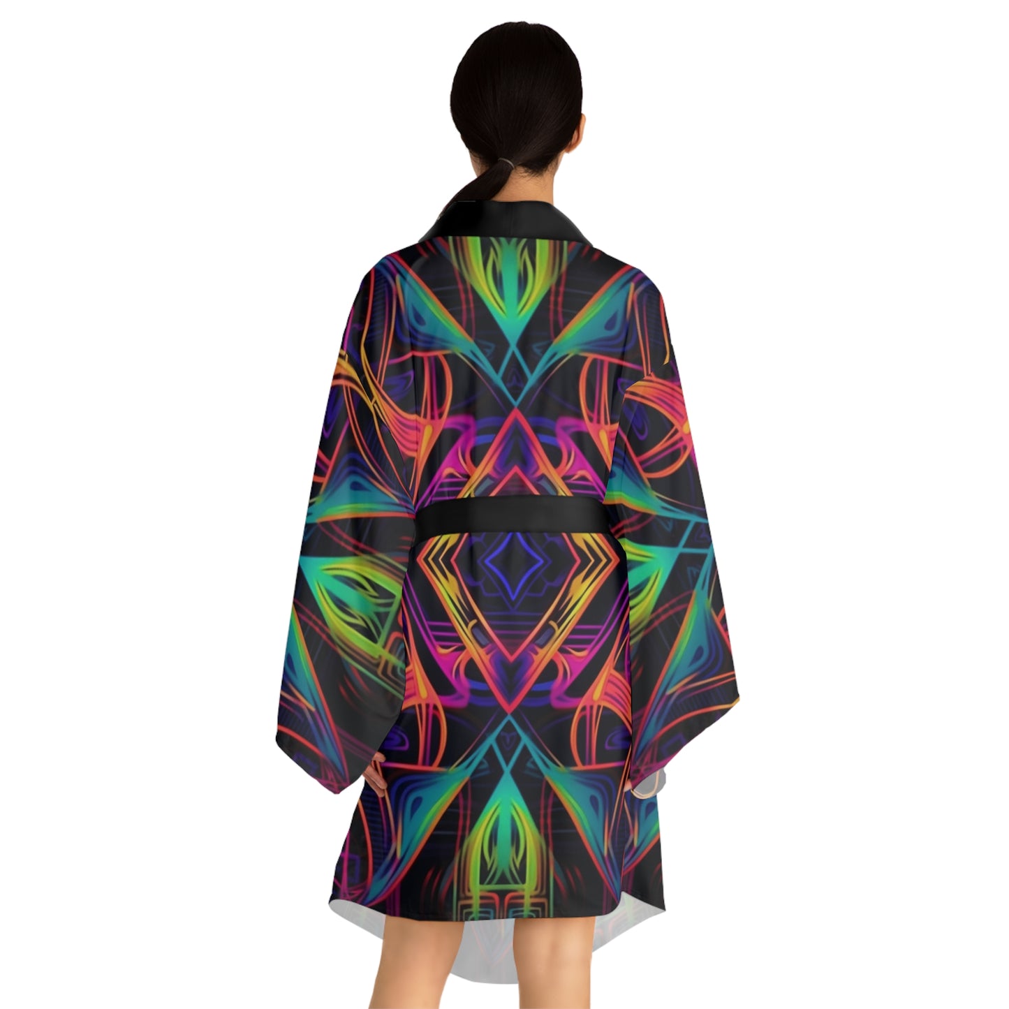Neon Psychofield Long Sleeve Trip Robe