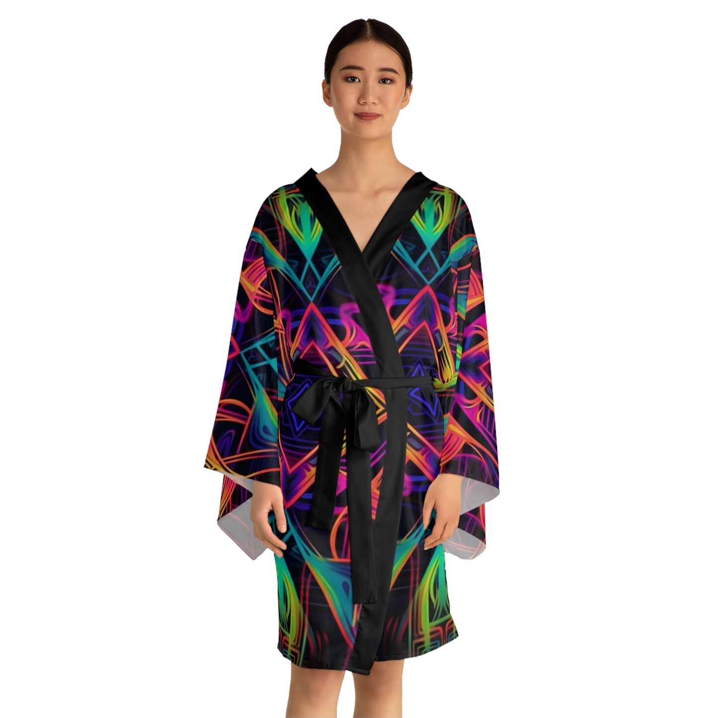 Neon Psychofield Long Sleeve Trip Robe