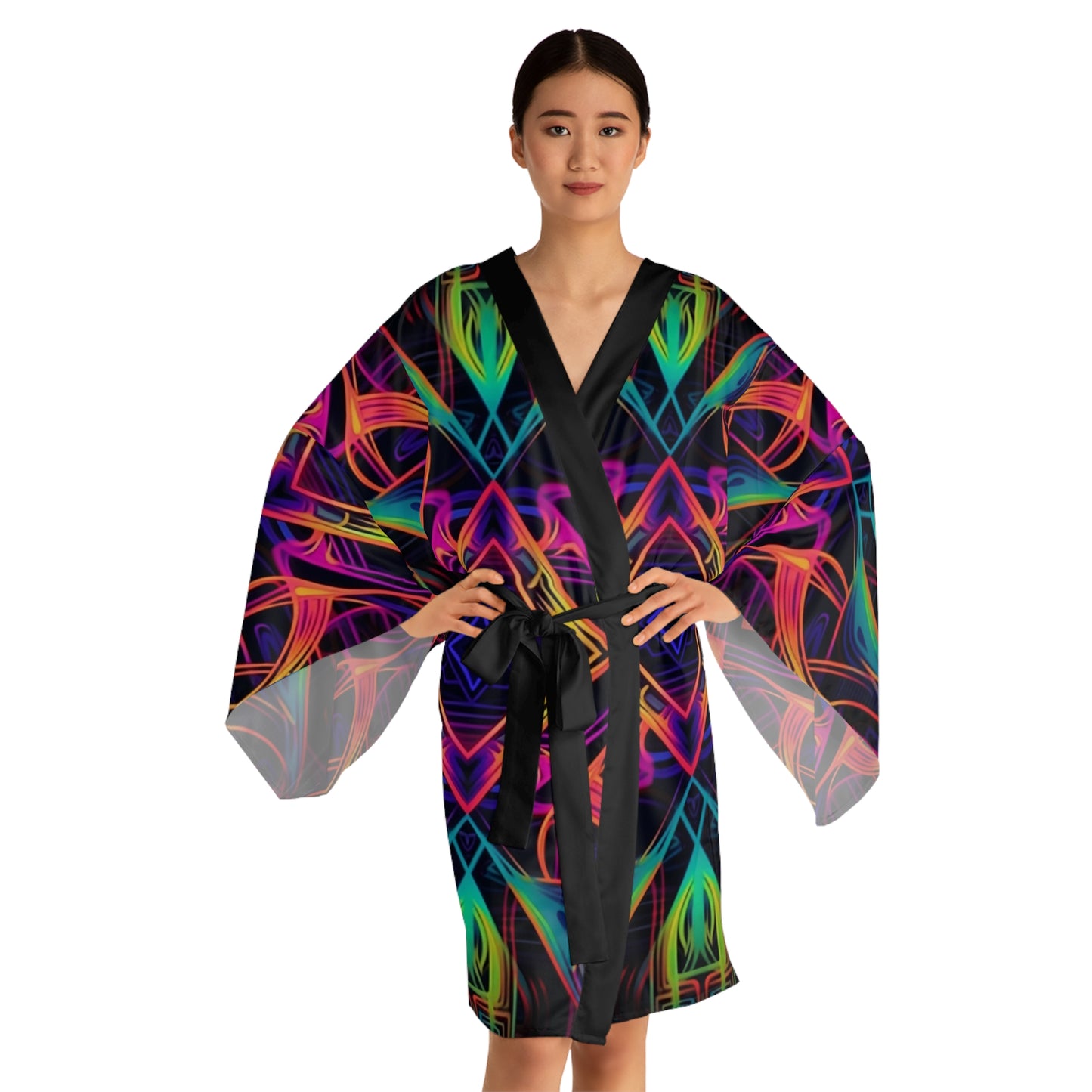 Neon Psychofield Long Sleeve Trip Robe