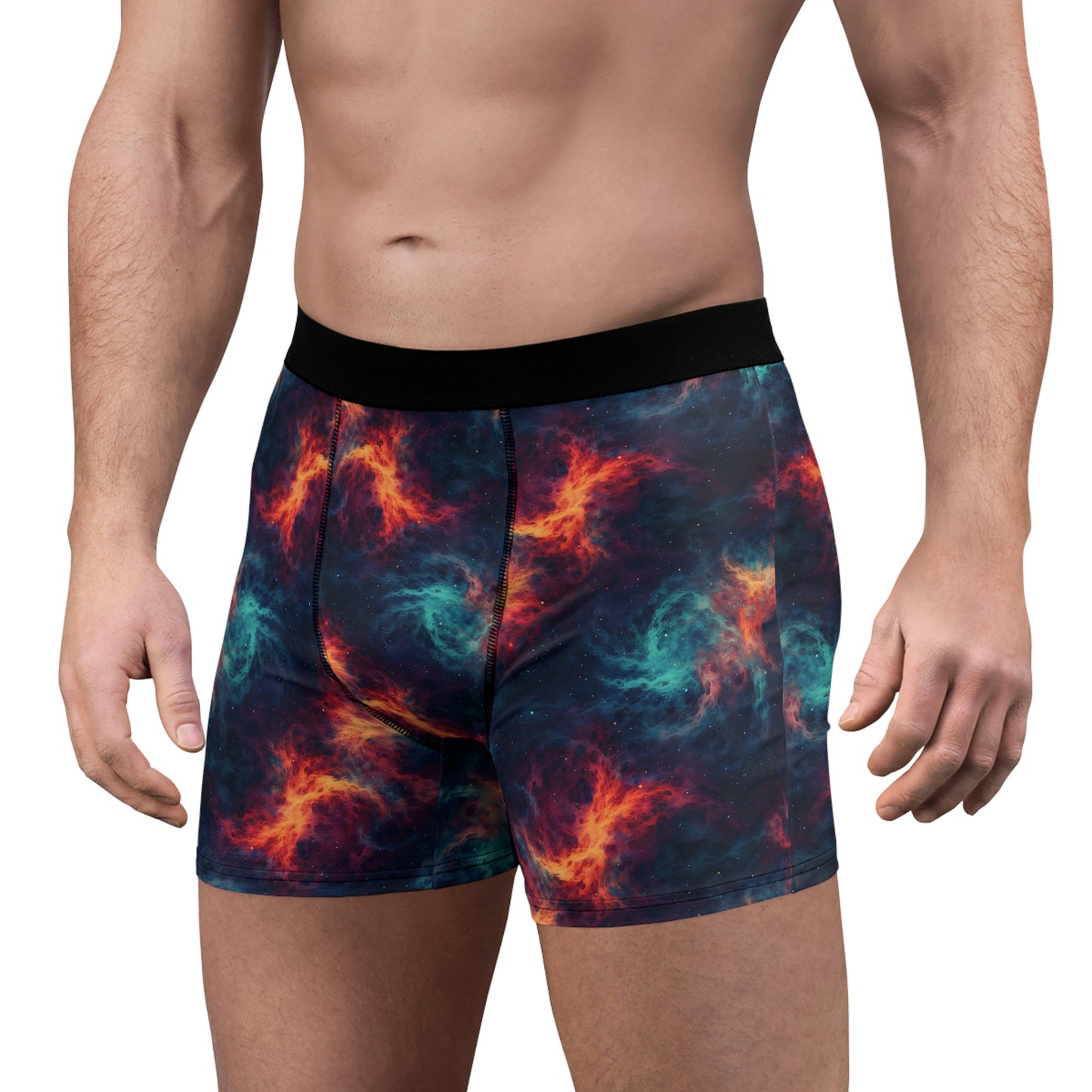 Fire Galaxy Men's Trippy Boxer Briefs