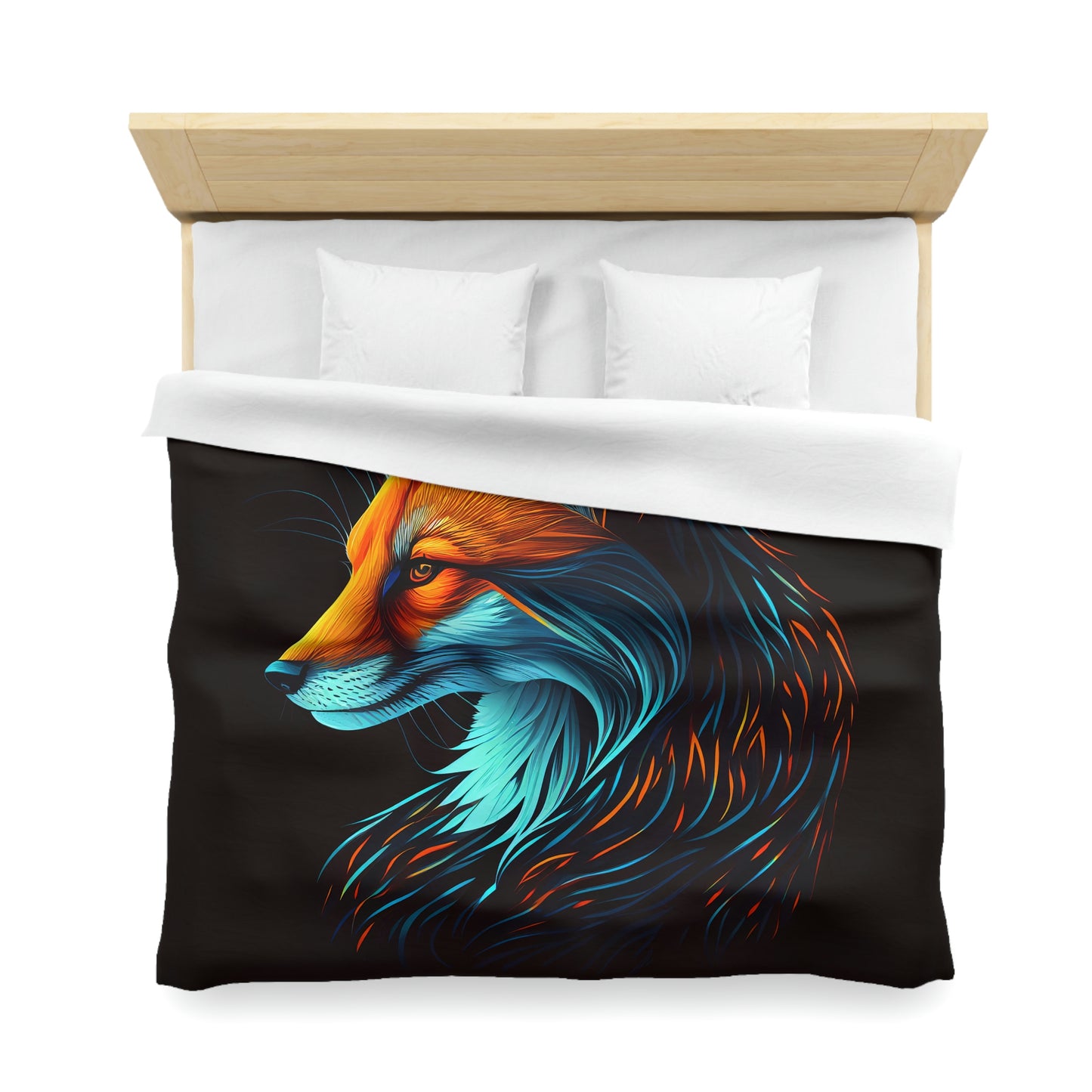 Mythic Fox Microfiber Duvet Cover