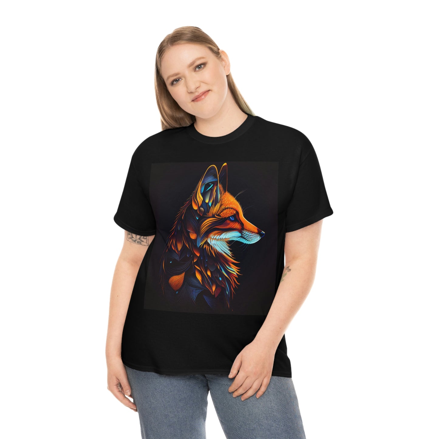 Mystical Fox Unisex Heavy Cotton Tee