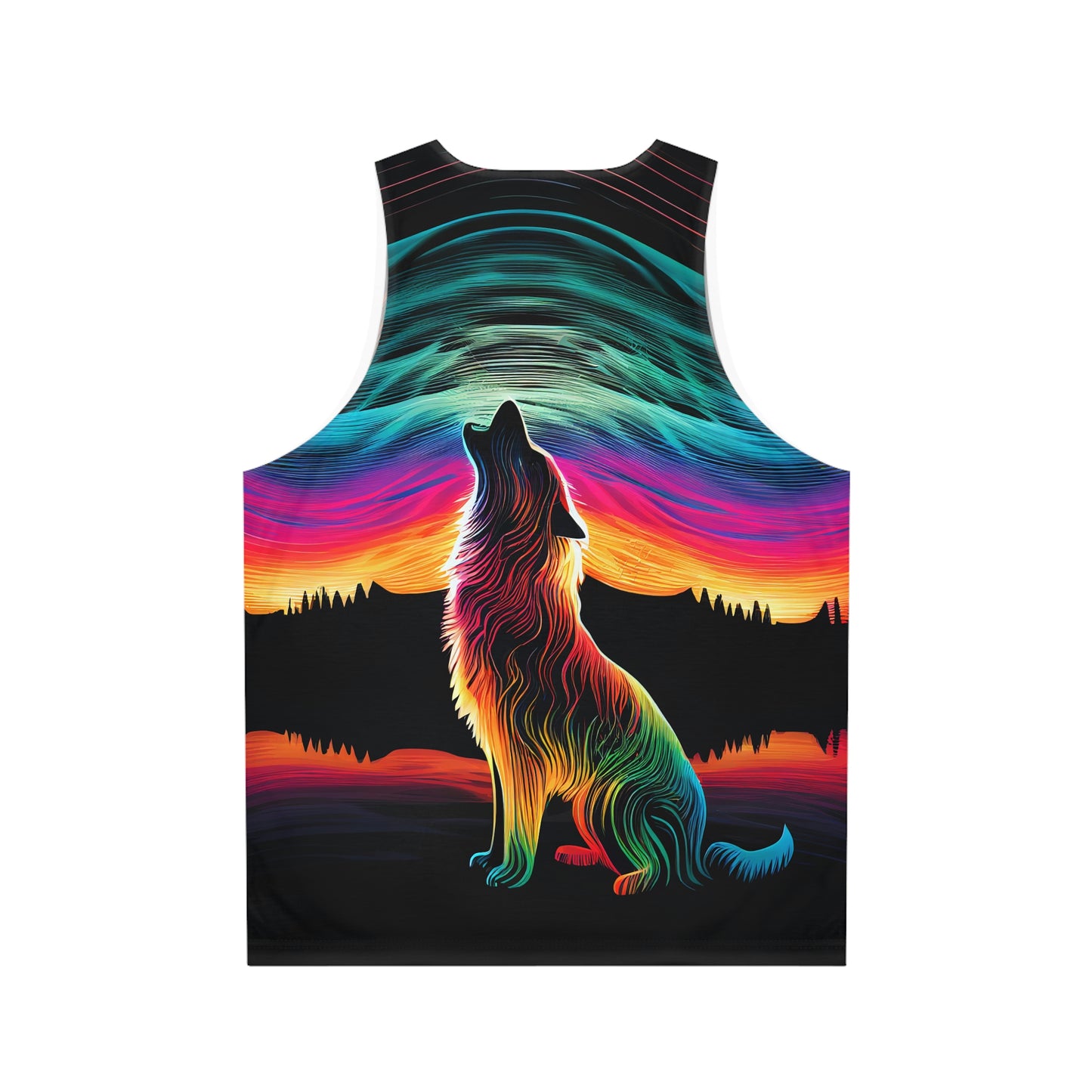 Howling in the Night - Double-sided, Two-design Unisex Tank Top (AOP) - Eco-friendly - Made 100% from recycled material
