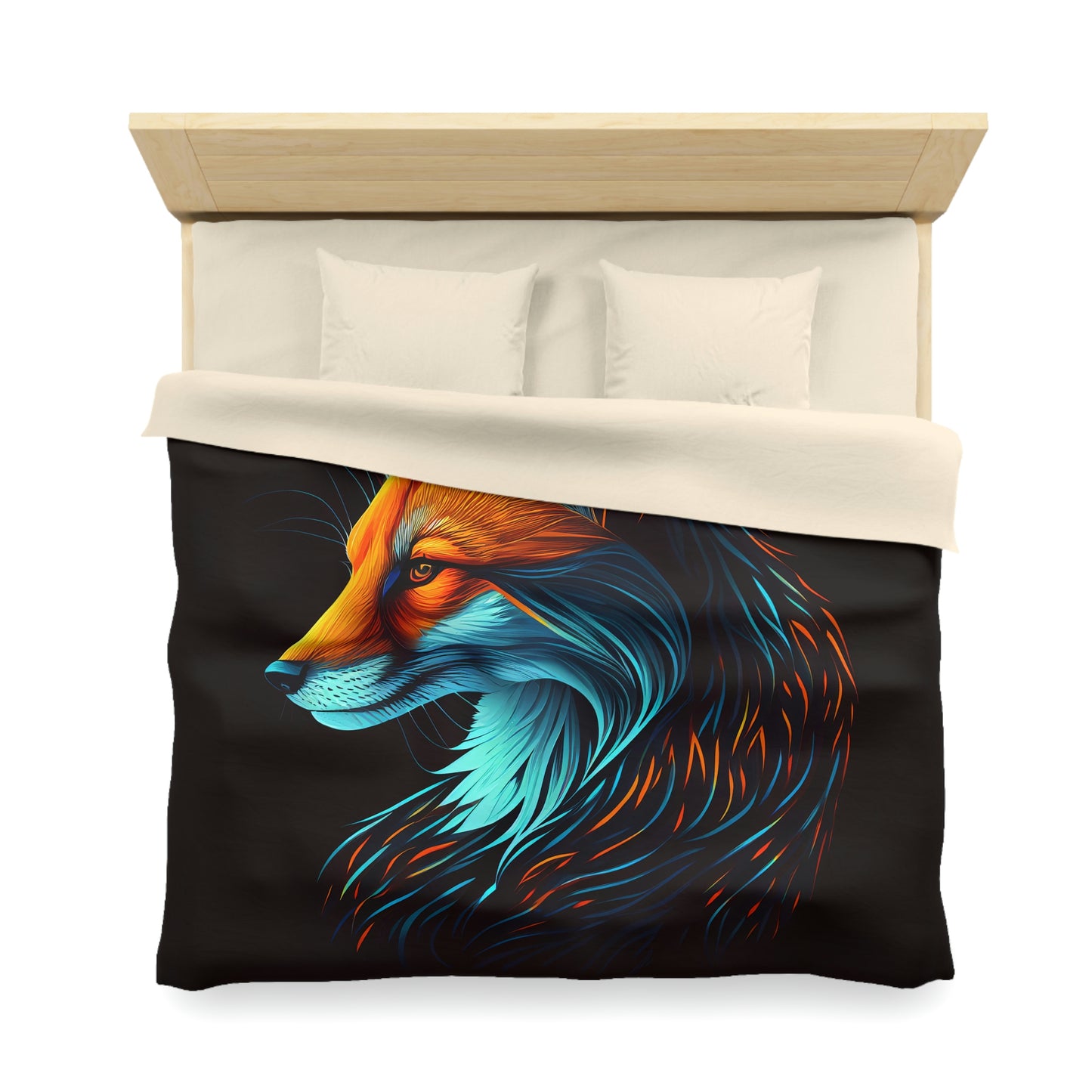 Mythic Fox Microfiber Duvet Cover