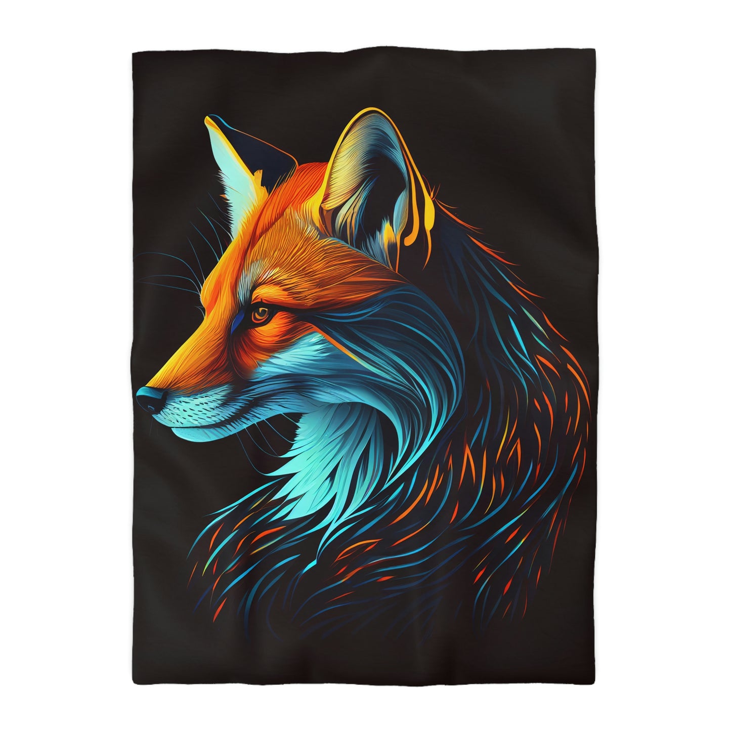 Mythic Fox Microfiber Duvet Cover