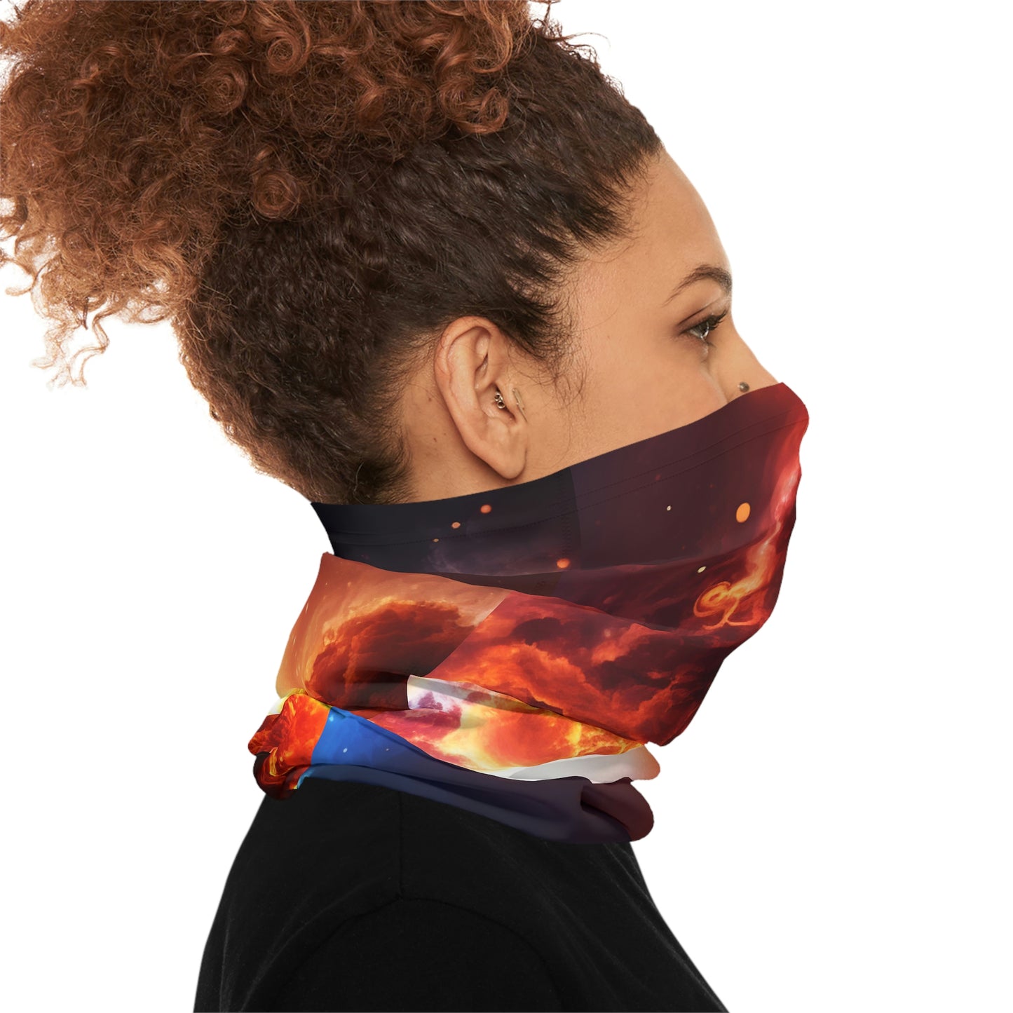 Fire Galaxy Lightweight Neck Gaiter
