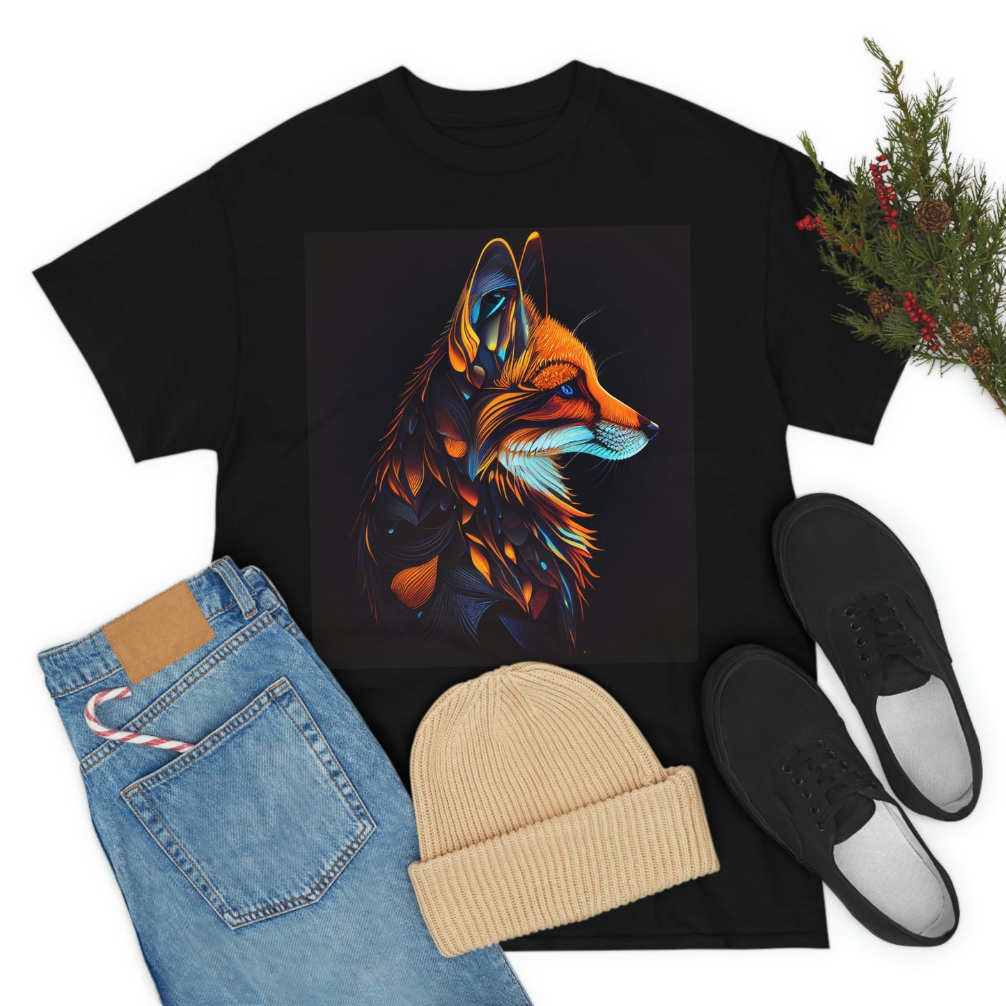 Mystical Fox Unisex Heavy Cotton Tee