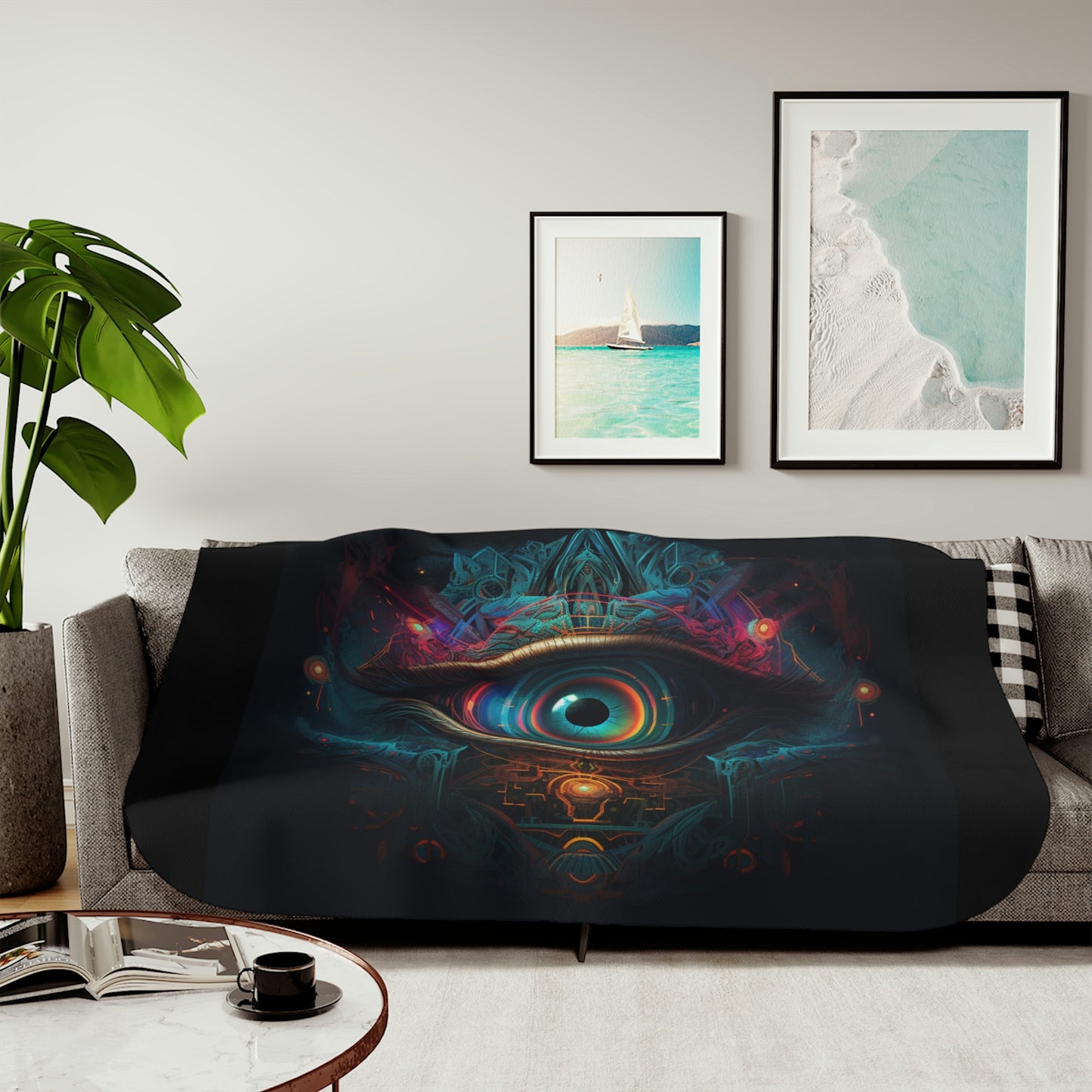 Eye of Forever Sherpa Blanket