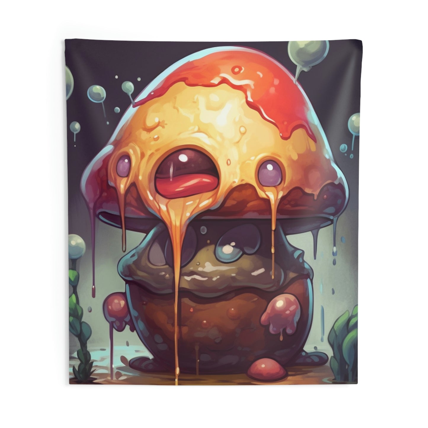 Dripsy Mushroom Indoor Wall Tapestries