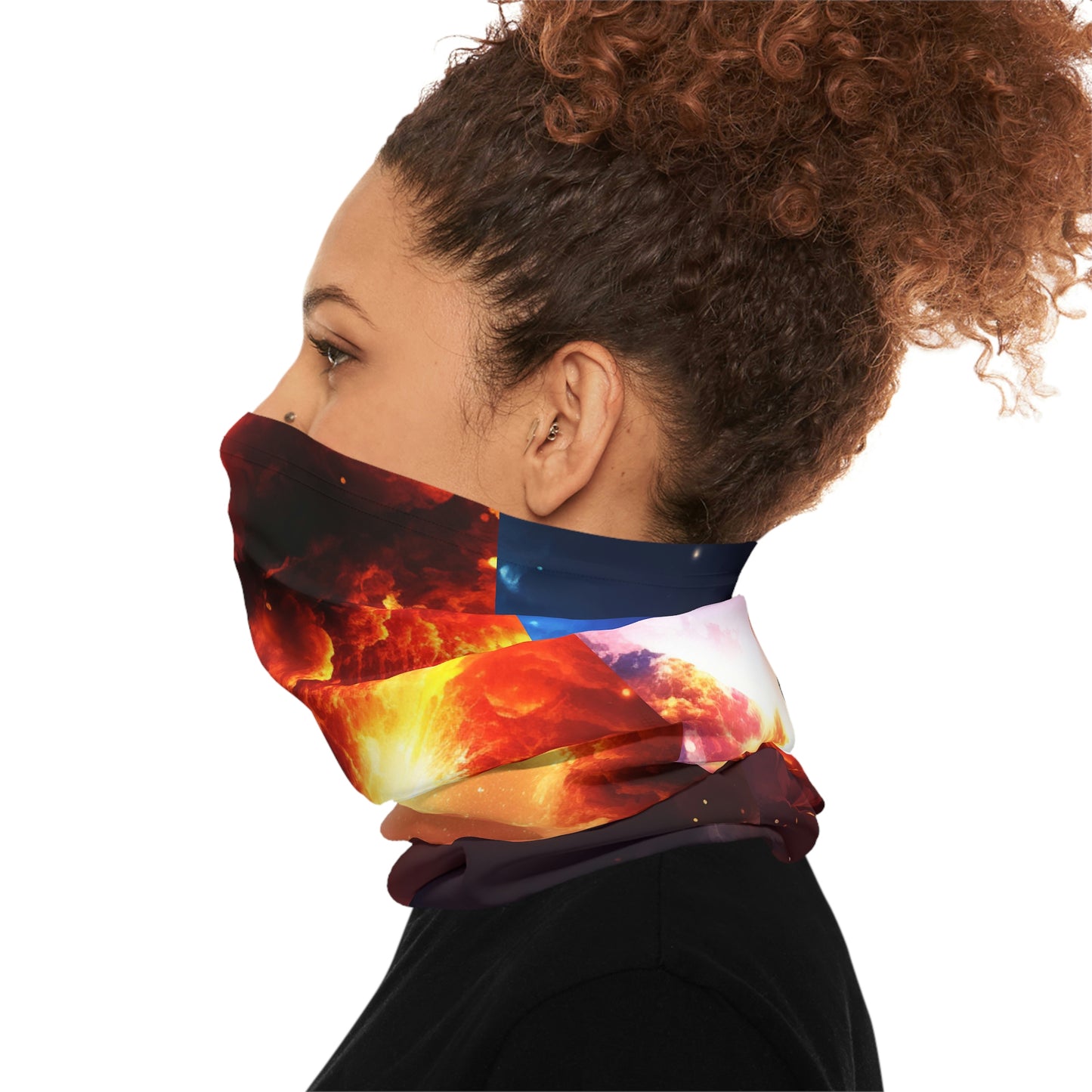 Fire Galaxy Lightweight Neck Gaiter