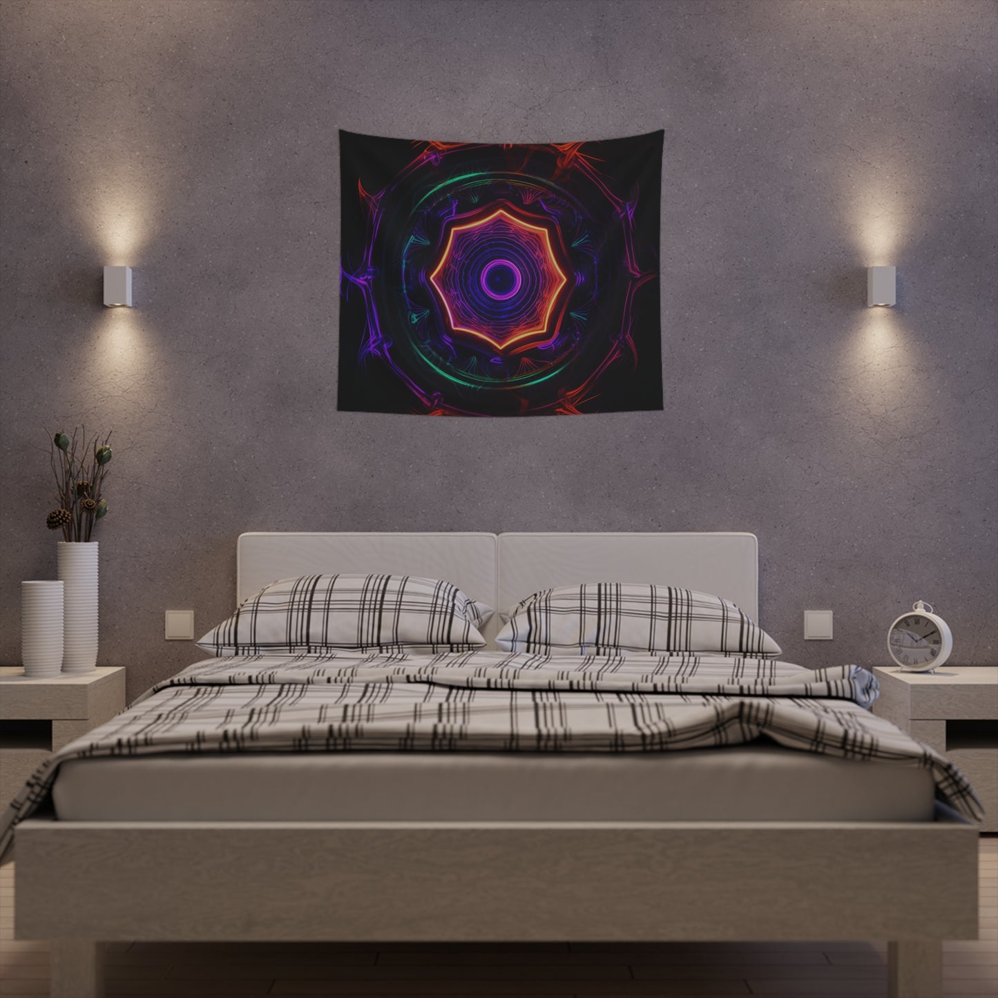 Dazzlatica Psychedelic Printed Wall Tapestry