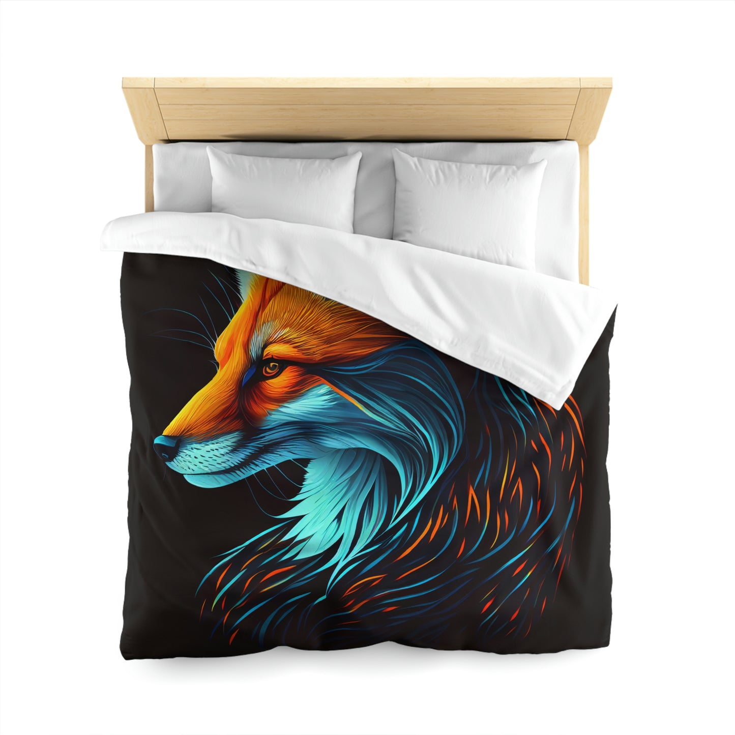 Mythic Fox Microfiber Duvet Cover