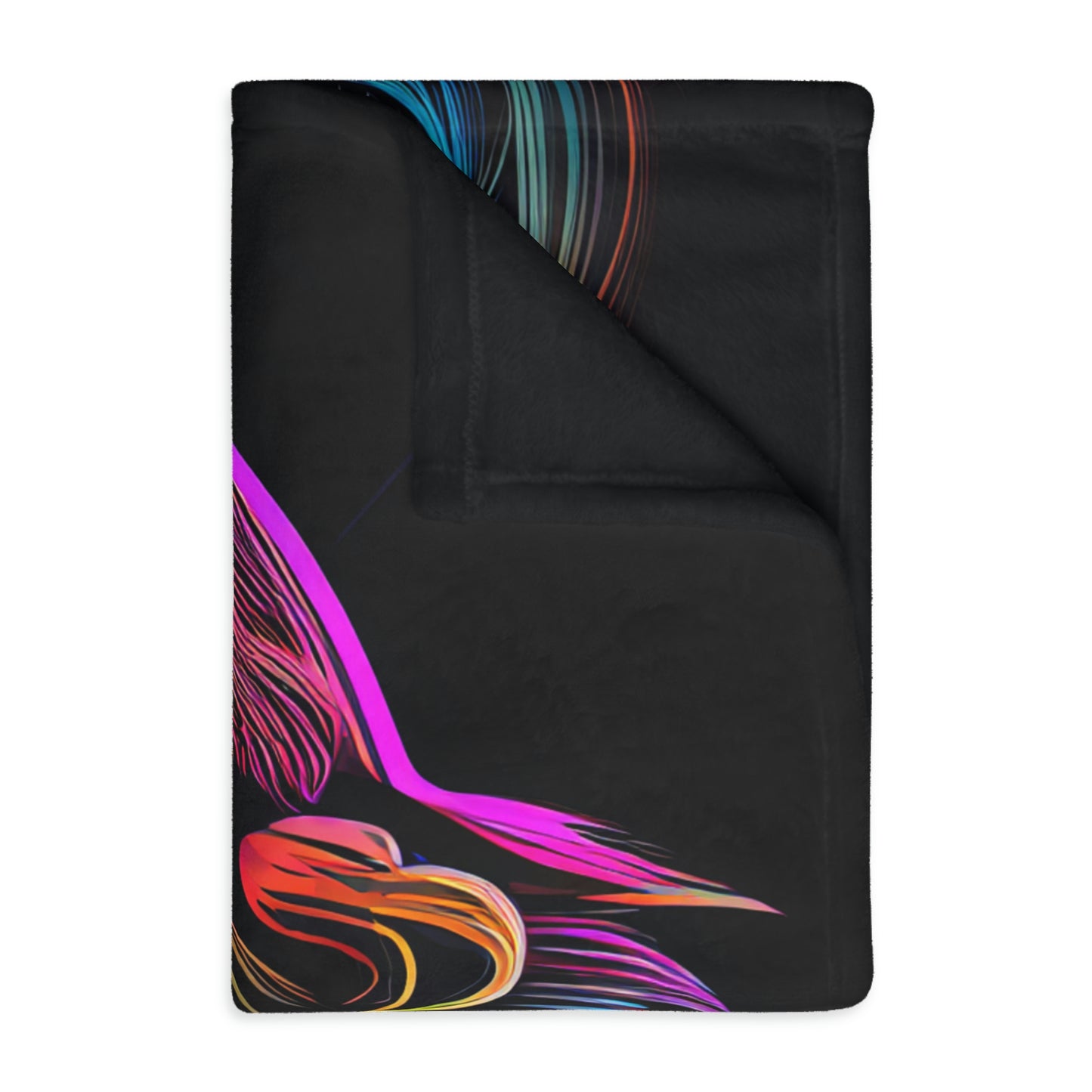 There Are Two Types of Squirrels In This World Velveteen Minky Blanket (Two-sided print)