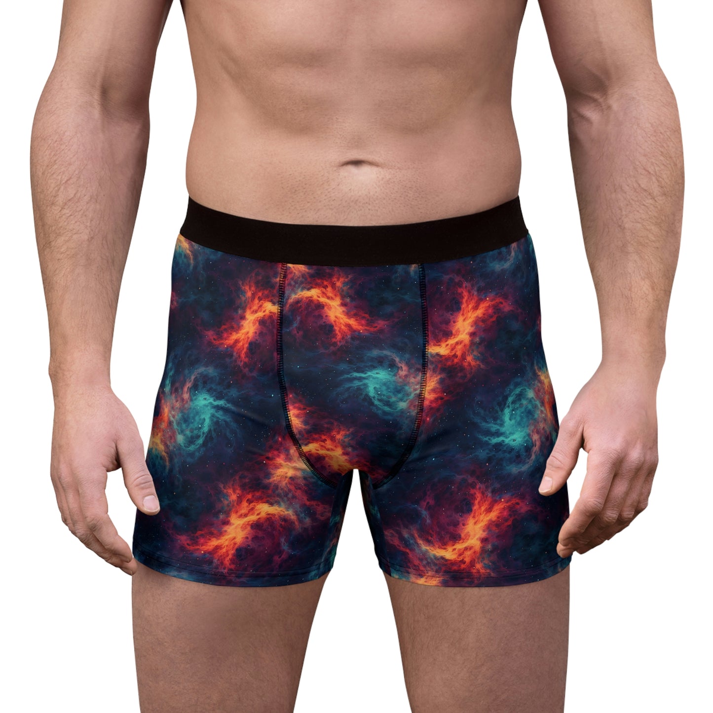 Fire Galaxy Men's Trippy Boxer Briefs
