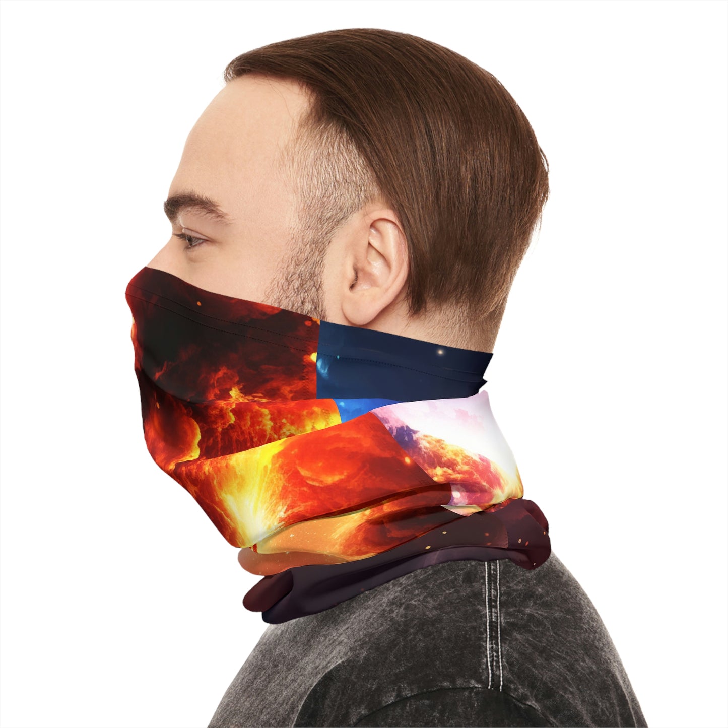 Fire Galaxy Lightweight Neck Gaiter