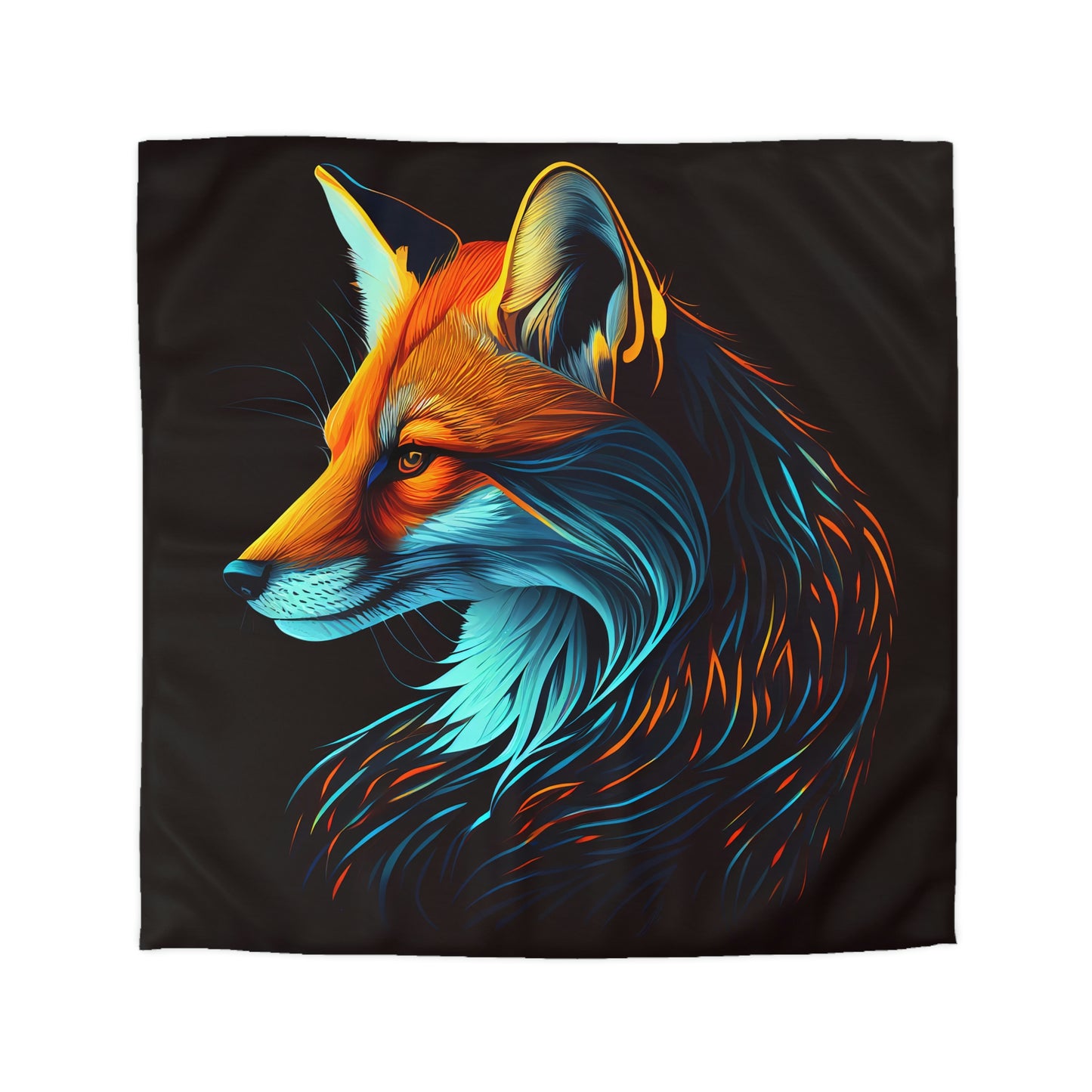 Mythic Fox Microfiber Duvet Cover