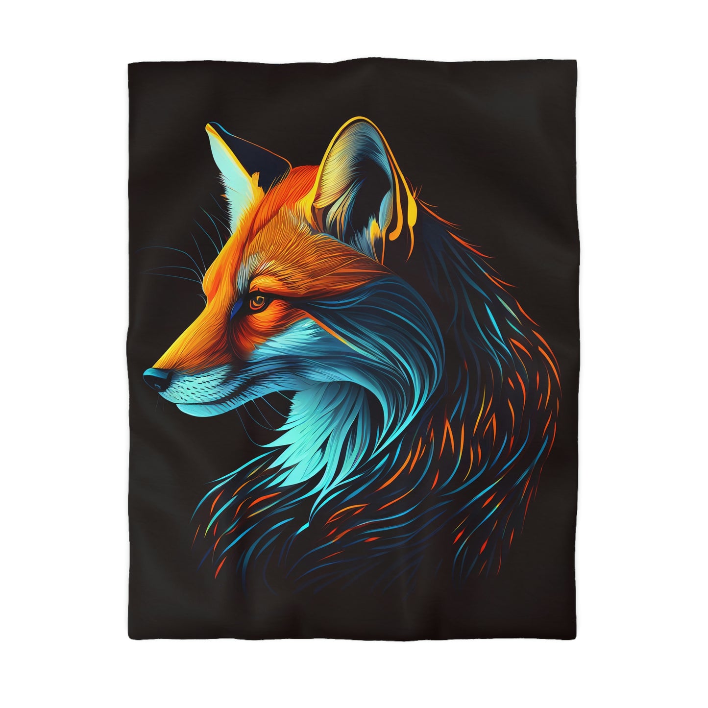 Mythic Fox Microfiber Duvet Cover