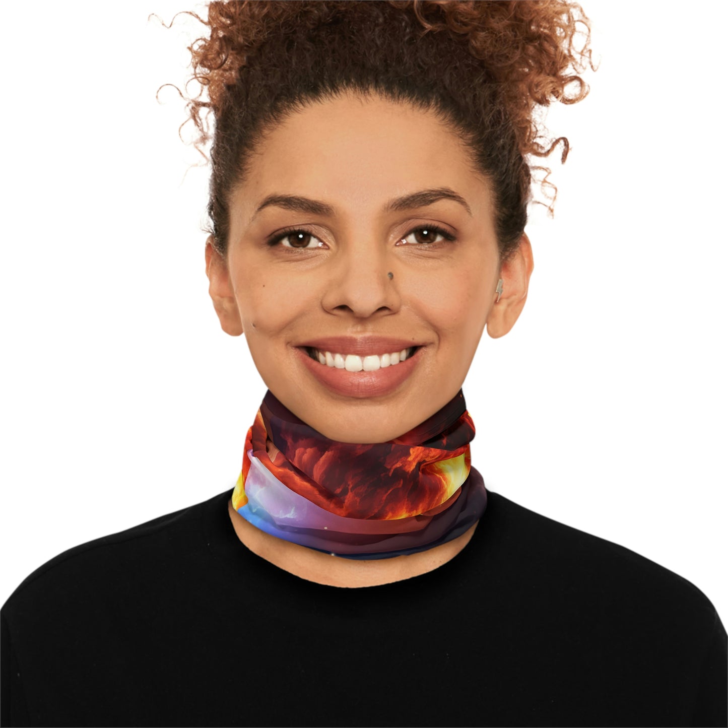 Fire Galaxy Lightweight Neck Gaiter