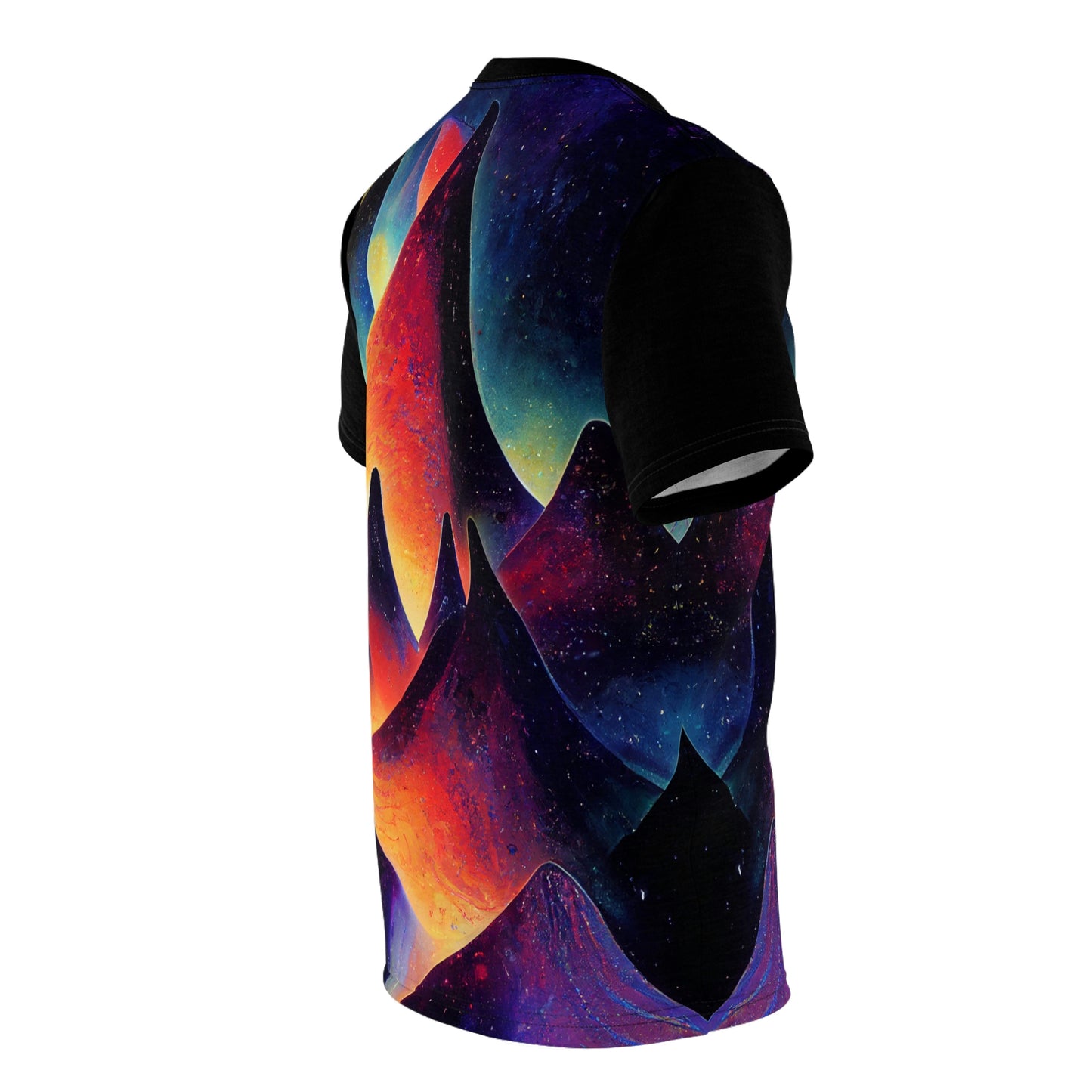 Unisex Mystic Mountains Majesty AOP Cut & Sew Short Sleeve Tee Shirt