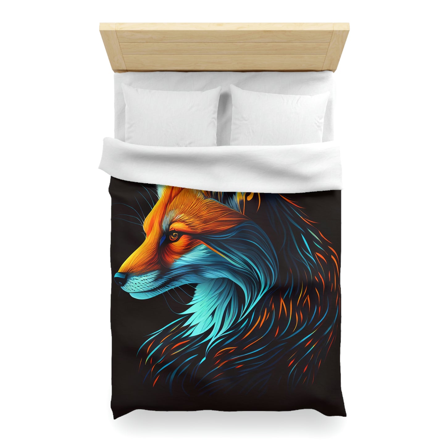 Mythic Fox Microfiber Duvet Cover