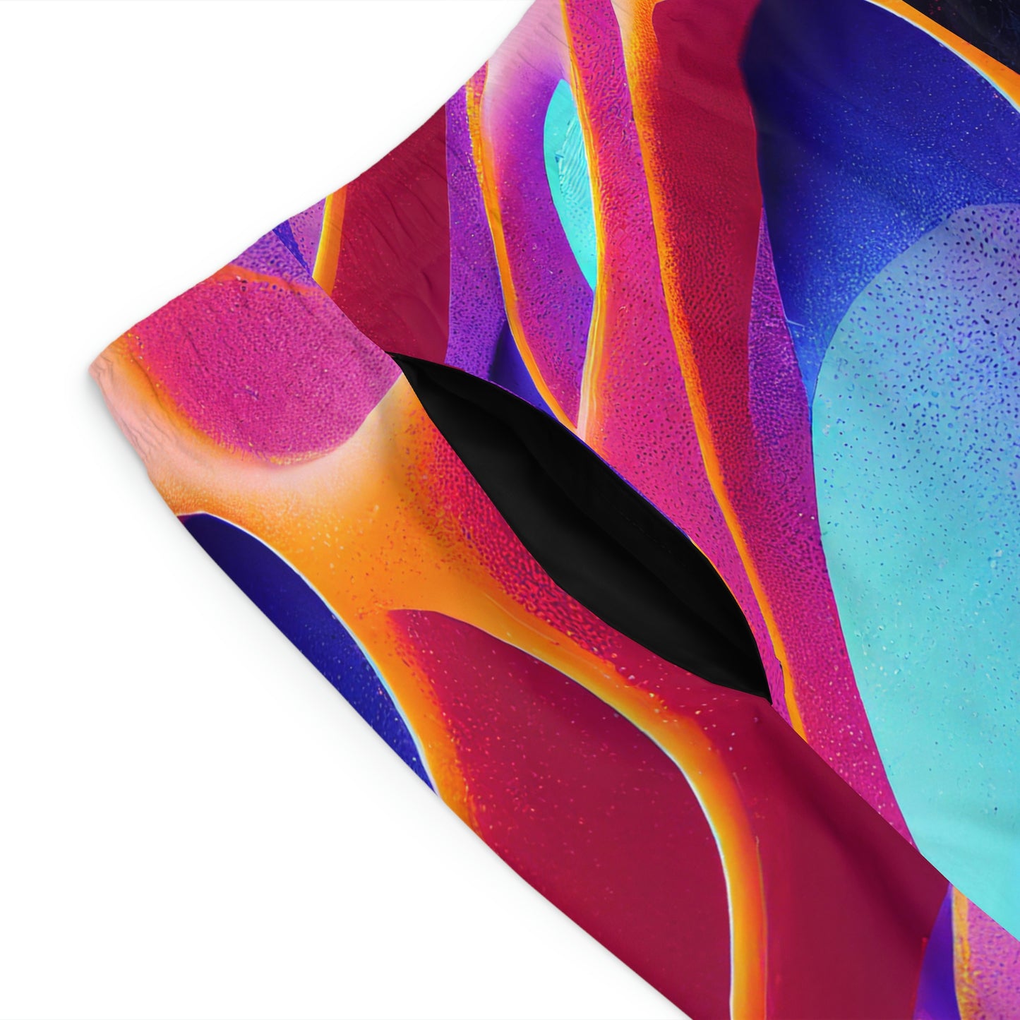 Men's Rainbow Trippy Dreamscape Festival Rave Board Shorts (AOP)