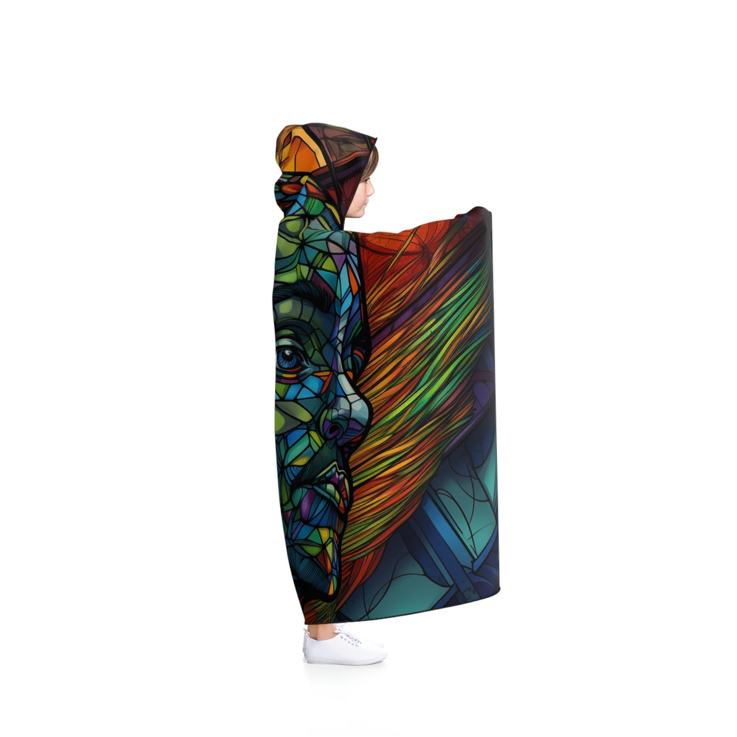 Hueman Hooded Blanket Cape