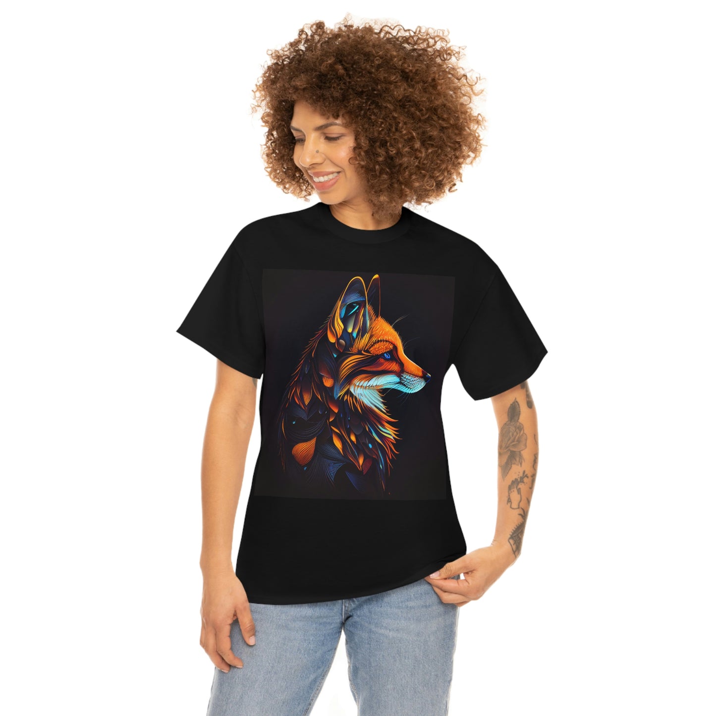 Mystical Fox Unisex Heavy Cotton Tee