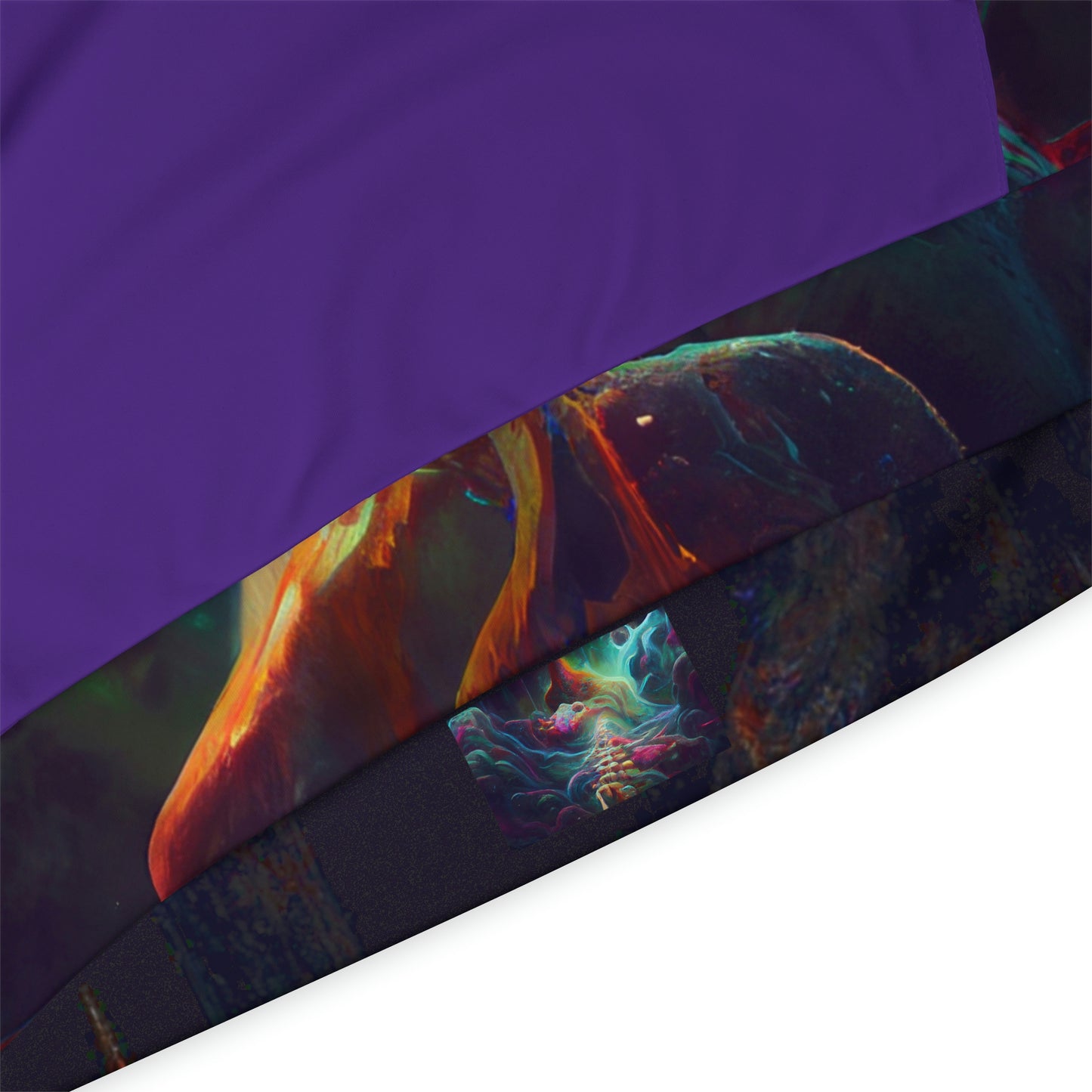 Unisex Multicolor Psychedelic Dreamy Athletic Festival Hoodie