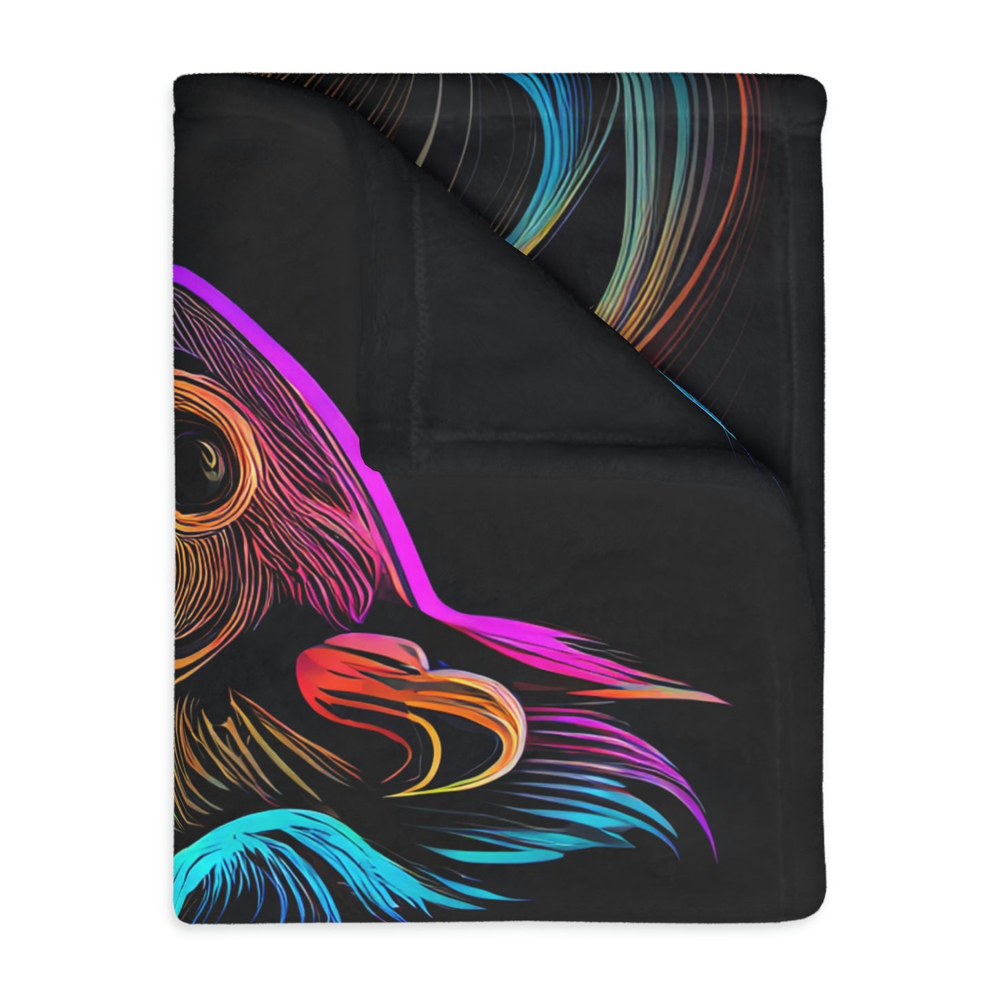 There Are Two Types of Squirrels In This World Velveteen Minky Blanket (Two-sided print)