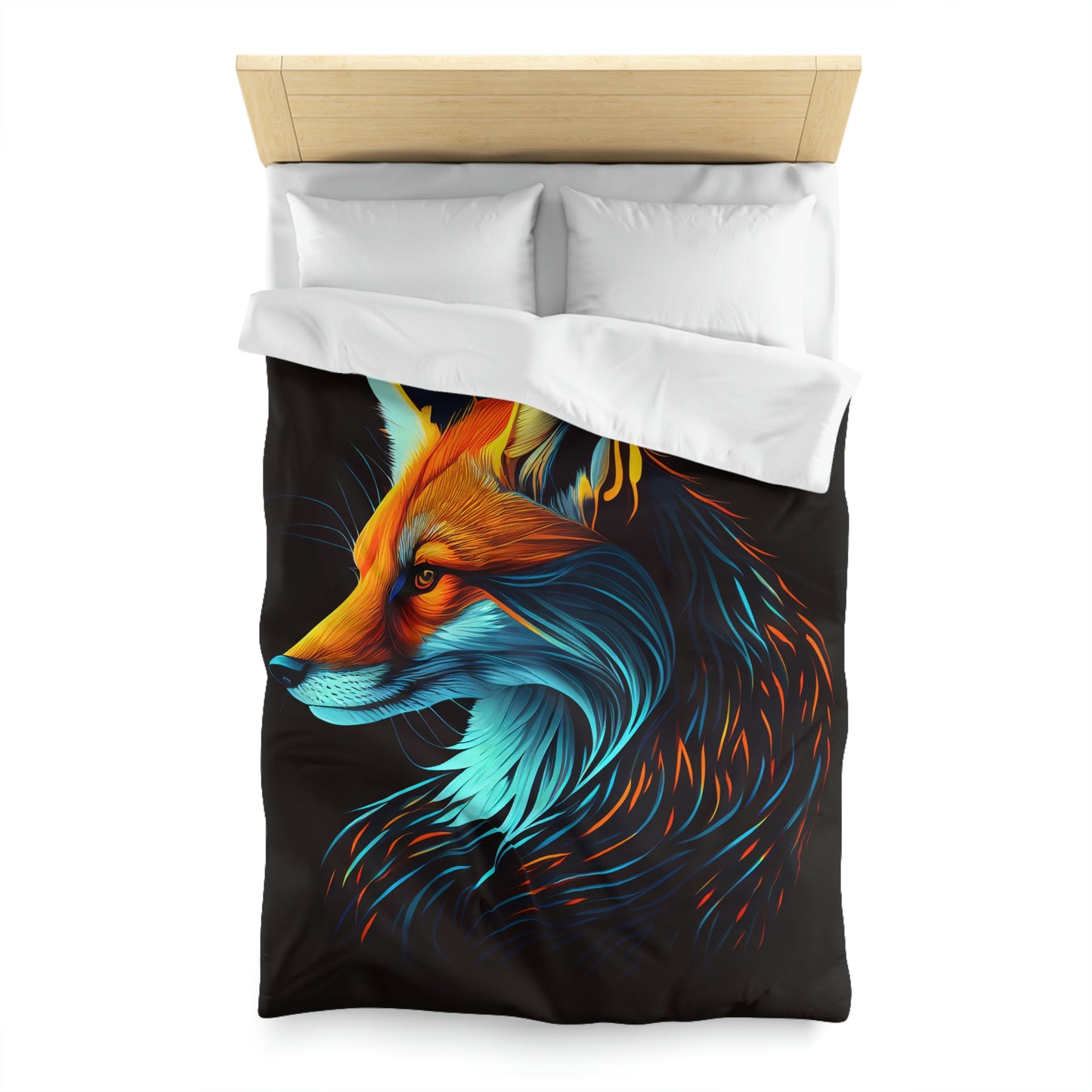 Mythic Fox Microfiber Duvet Cover