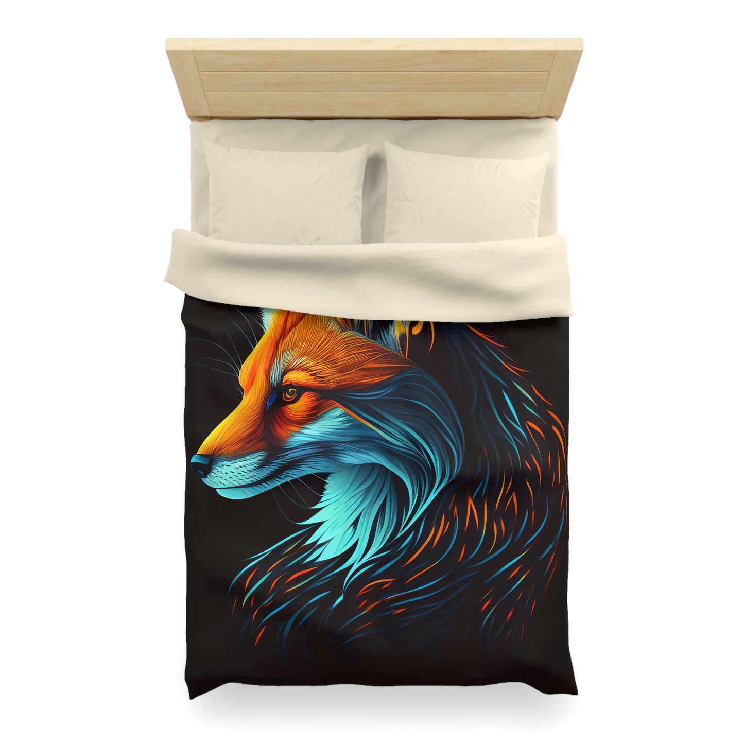 Mythic Fox Microfiber Duvet Cover