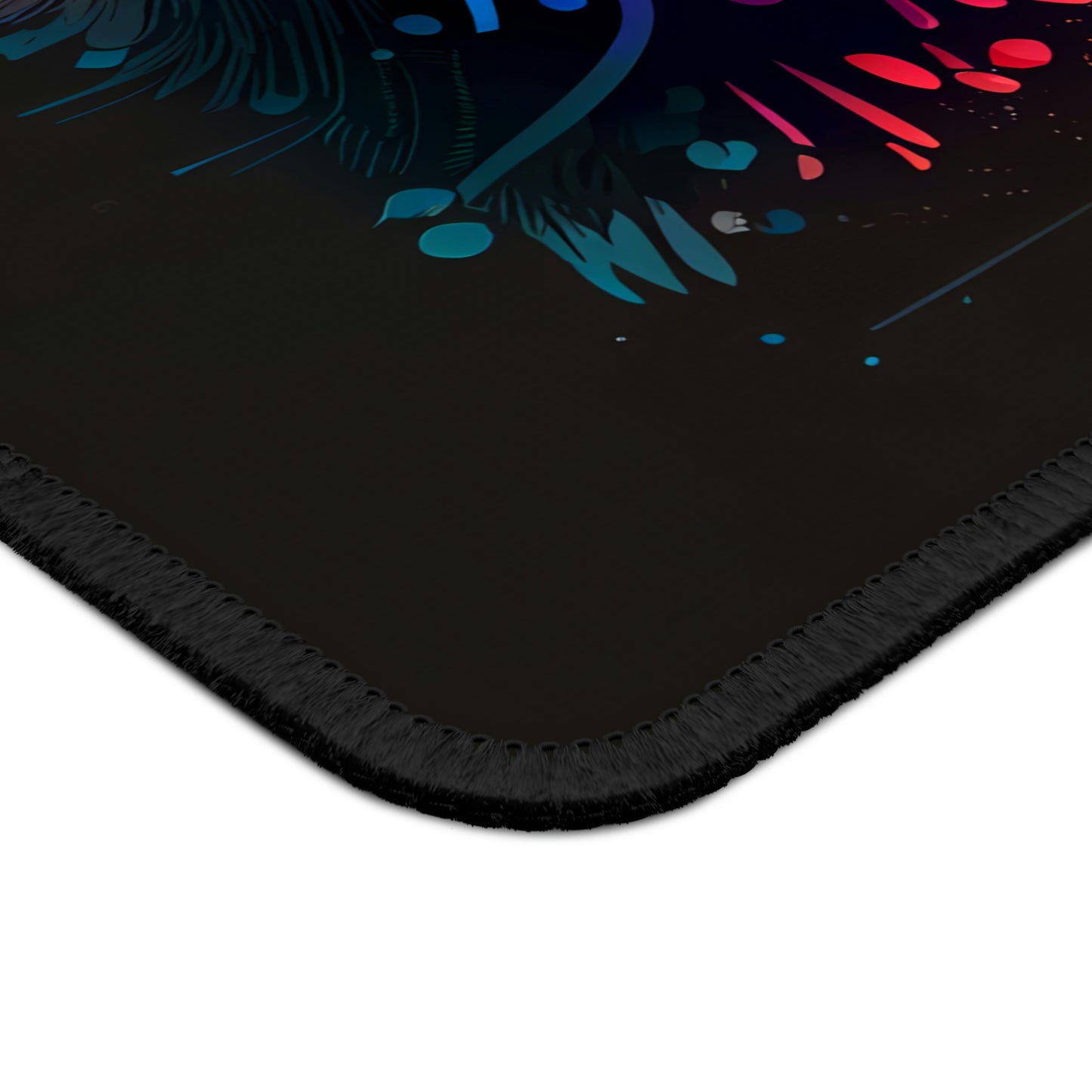 Neonpunk Hedgehog Gaming Mouse Pad