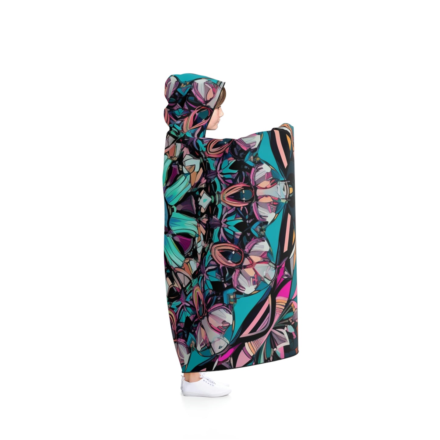 Kaleidoscope ET Hooded Trip Blanket