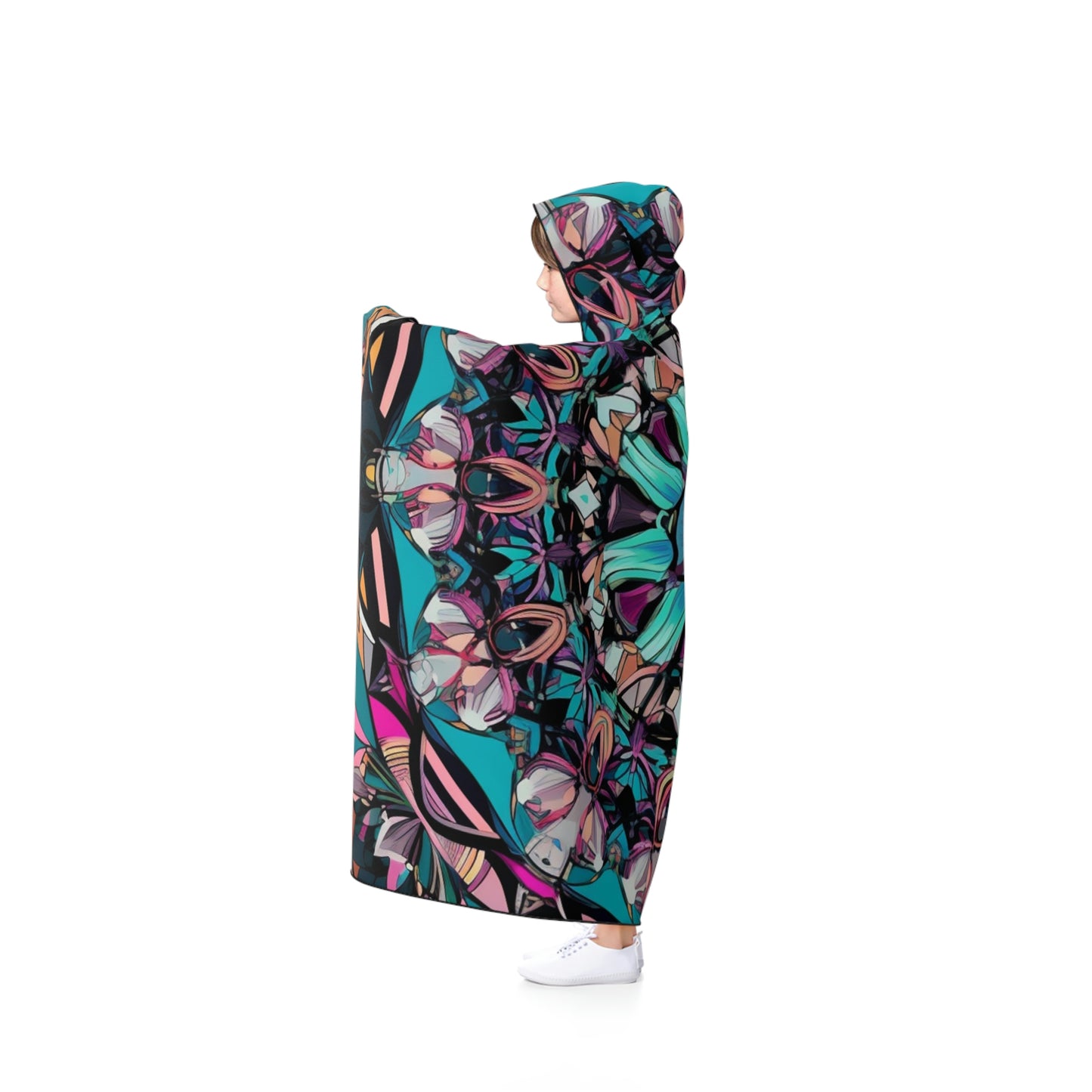 Kaleidoscope ET Hooded Trip Blanket